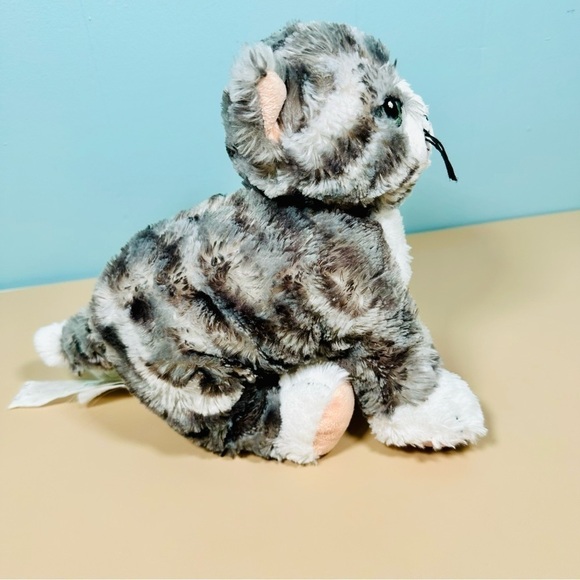 IKEA Kitty Cat  Plush Stuffed Animal Soft Toy Gray White Tabby Lilleplutt 9.5" - Picture 5 of 8